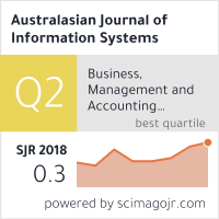 AUSTRALASIAN JOURNAL OF INFORMATION SYSTEMS