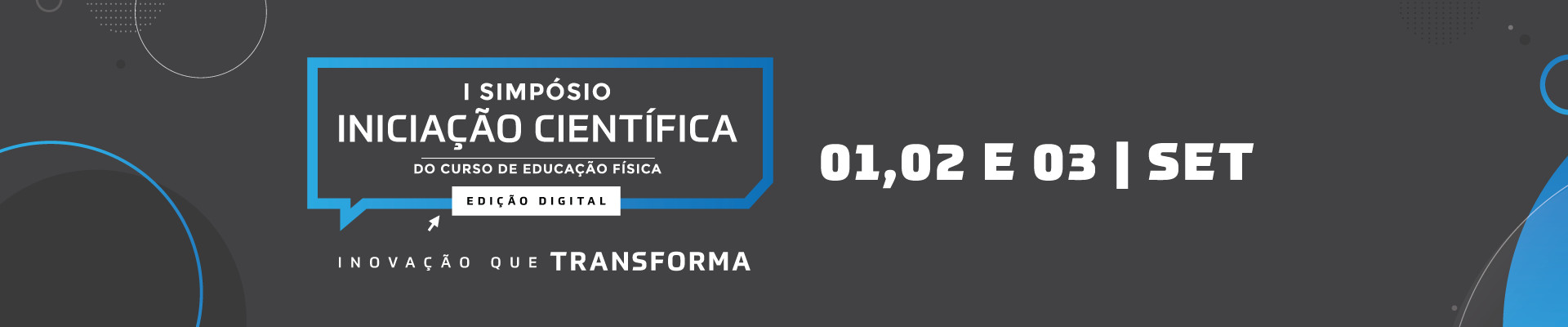 I Simpósio de Iniciação Científica do Curso de Educação Física do UNIFAA