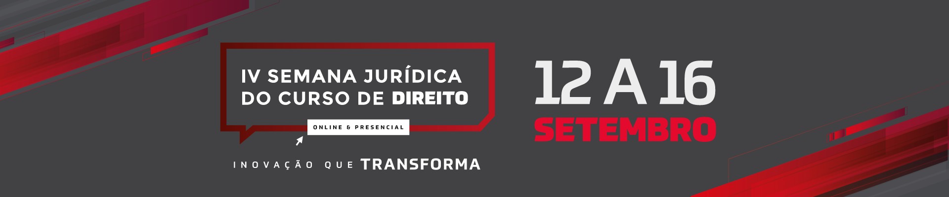 IV Semana Jurídica do Curso de Direito