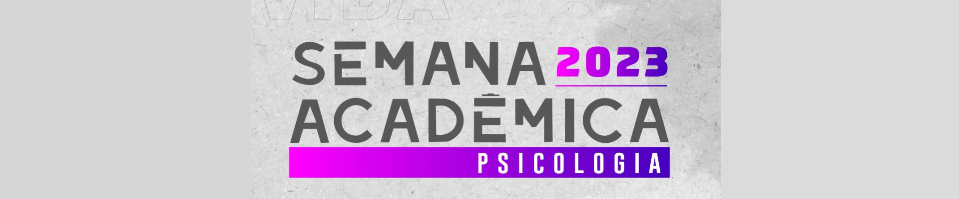 Semana Acadêmica de Psicologia