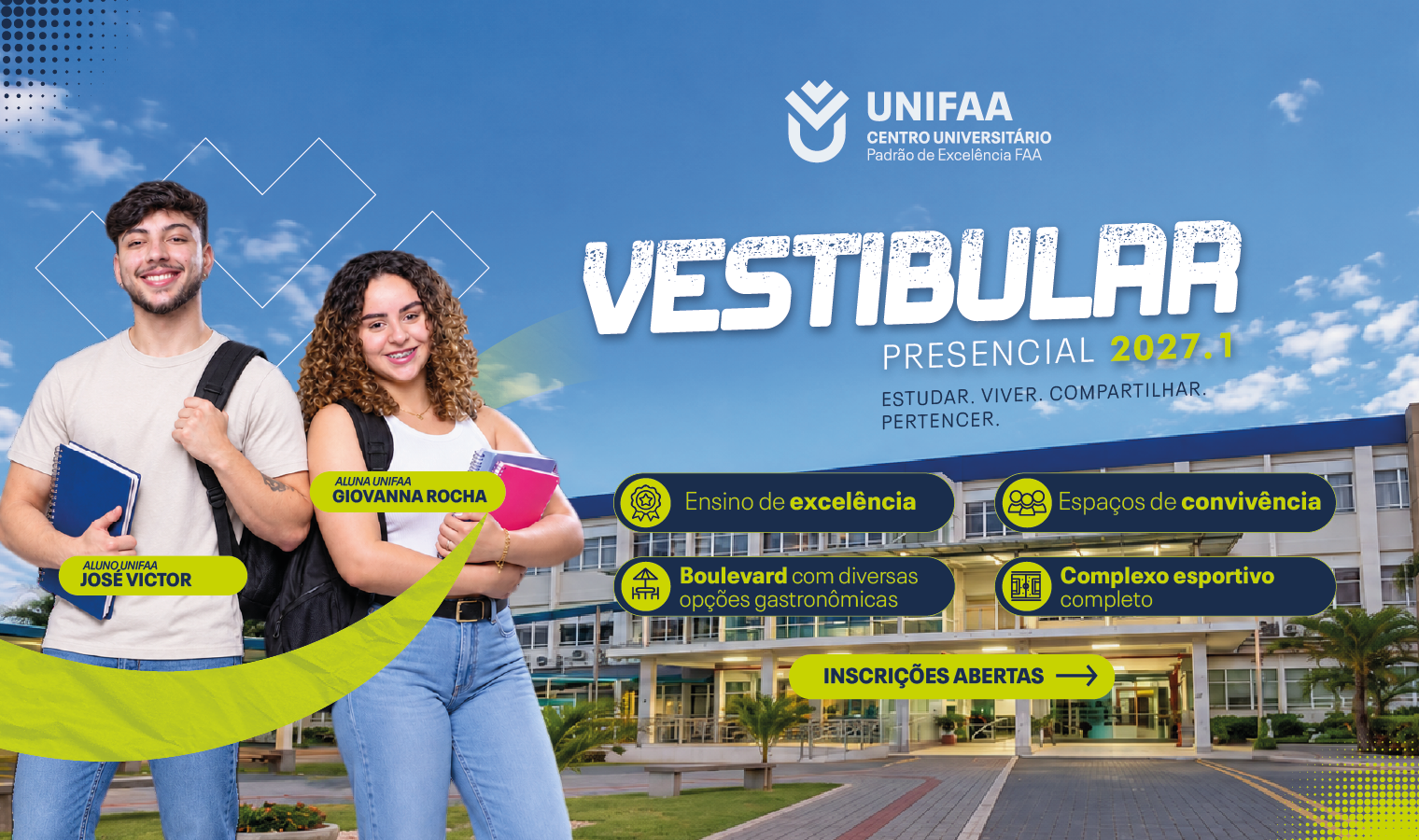 Inscrição Vestibular 2027.1