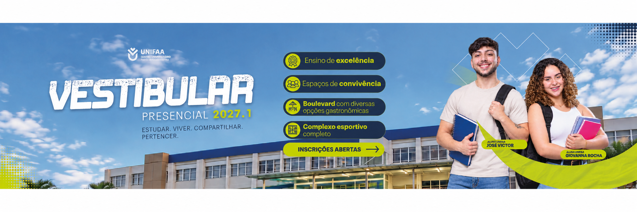 Inscrição Vestibular 2027.1