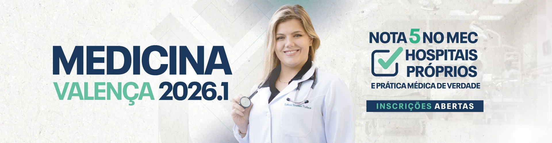 INSCRIÇÕES MEDICINA 2026.1